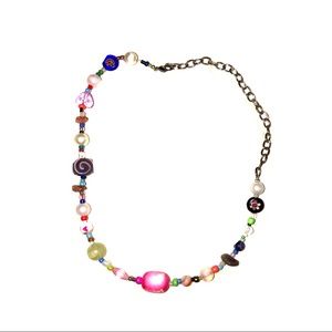 beaded choker necklace